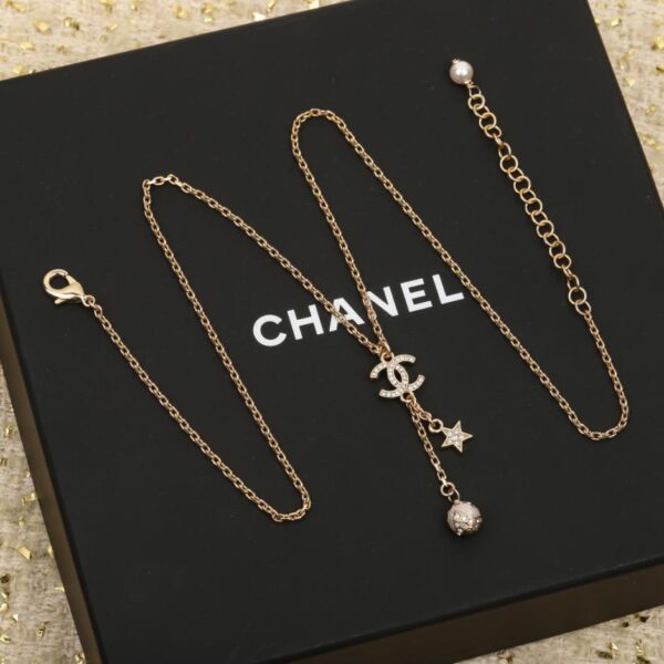 replik,replica,schmuck,1:1,beste,ohrringe,ring,Repliken Boutique / 【Chanel Ohrringe mit farbigen Diamanten, fünfzackigem Stern und Doppel-C-Design】(K3QK4)