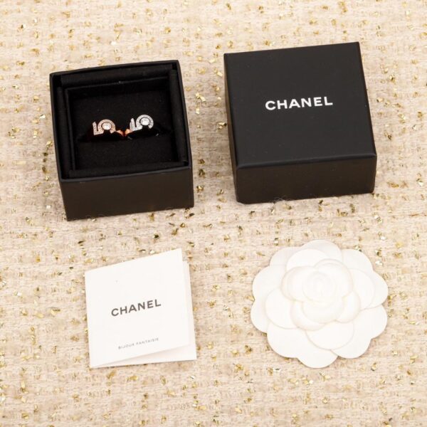 replik,replica,schmuck,1:1,beste,ohrringe,ring,Repliken Boutique / 【Chanel Schleifenanhänger Doppel-C Transparente Kristall-Pulloverkette】25 (SCGYE)