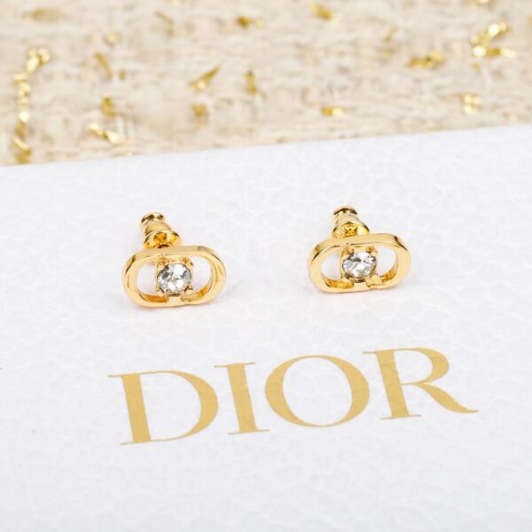 replik,replica,schmuck,1:1,beste,ohrringe,ring,Repliken Dior CD Ohrringe mit rosa Diamanten (1K4J7)