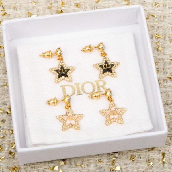 replik,replica,schmuck,1:1,beste,ohrringe,ring,Repliken Dior Ohrringe mit fünfzackigem Stern (9FALC)