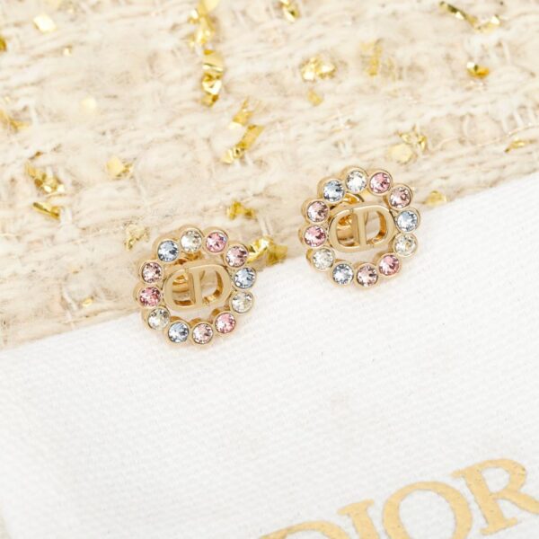 replik,replica,schmuck,1:1,beste,ohrringe,ring,Repliken Dior Ohrringe mit rundem Diamanten (88D1A)