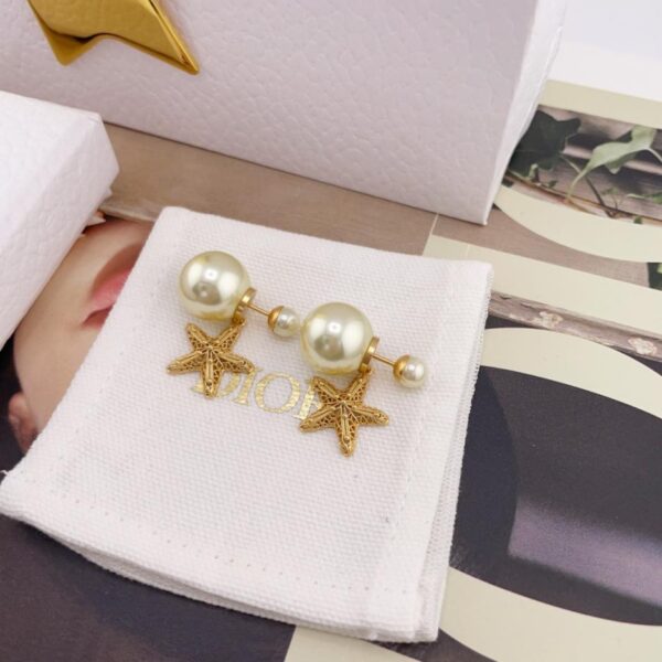 replik,replica,schmuck,1:1,beste,ohrringe,ring,Repliken Dior Seestern-Doppelperlenohrringe (36WVW)