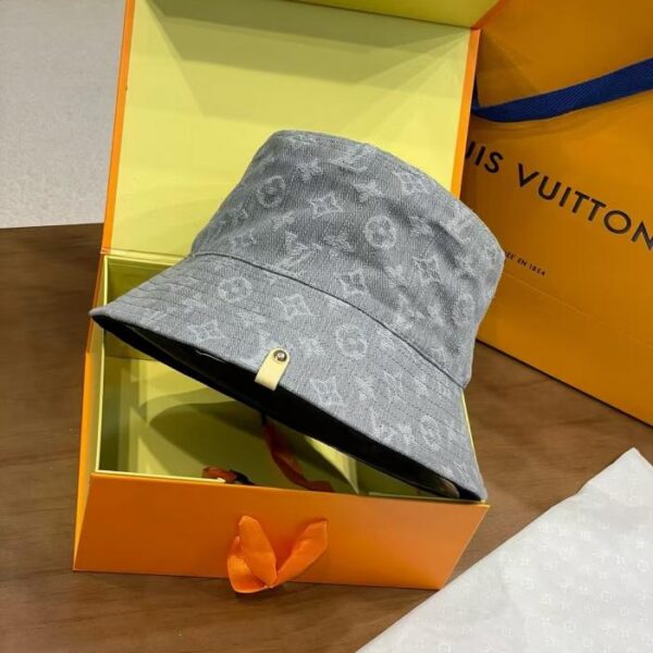 replik,replica,schmuck,1:1,beste,ohrringe,ring,Repliken LV Neuer wendbarer Denim-Bucket-Hat (WMBRJ2)