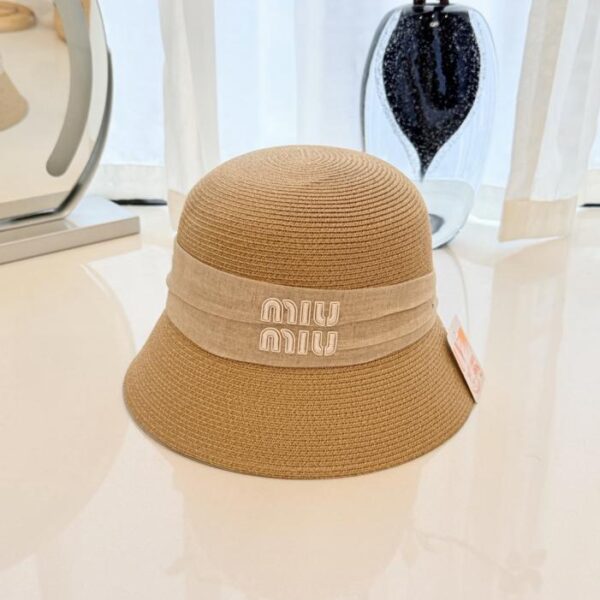 replik,replica,schmuck,1:1,beste,ohrringe,ring,Repliken Miu Miu geflochtener Fischerhut (7WYD6V)