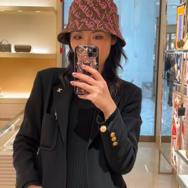replik,replica,schmuck,1:1,beste,ohrringe,ring,Repliken Louis Vuitton Wende-Graffiti-Bucket-Hat (I9AYUN)