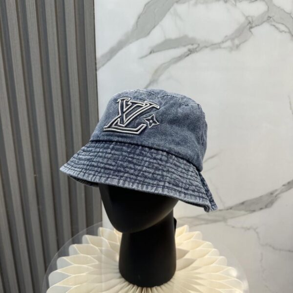 replik,replica,schmuck,1:1,beste,ohrringe,ring,Repliken Neuer Louis Vuitton Bucket Hat mit gesticktem Buchstabenmotiv (JUQUA1)