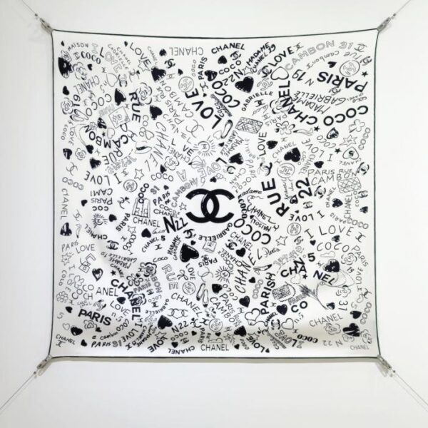 replik,replica,schmuck,1:1,beste,ohrringe,ring,Repliken SCC251218 Momme Doppelseitiger 90x90cm Twill Seide Chanel (S9KDAA)