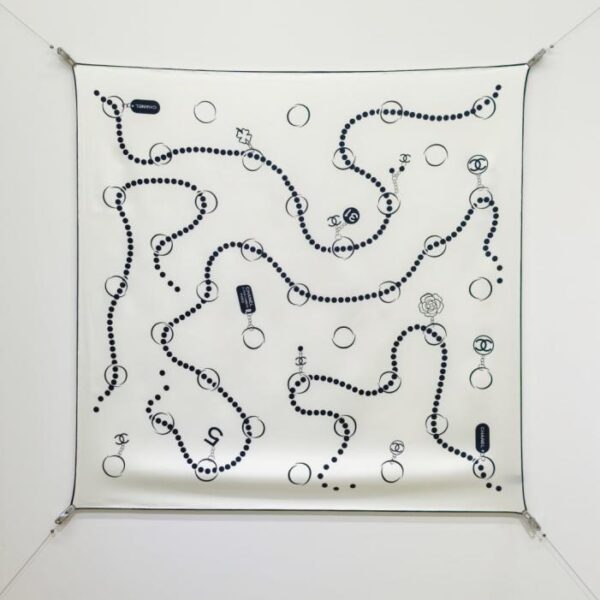 replik,replica,schmuck,1:1,beste,ohrringe,ring,Repliken SCC258018 Momme Doppelseitiger 90x90cm Twill Seide Chanel (A83FYG)
