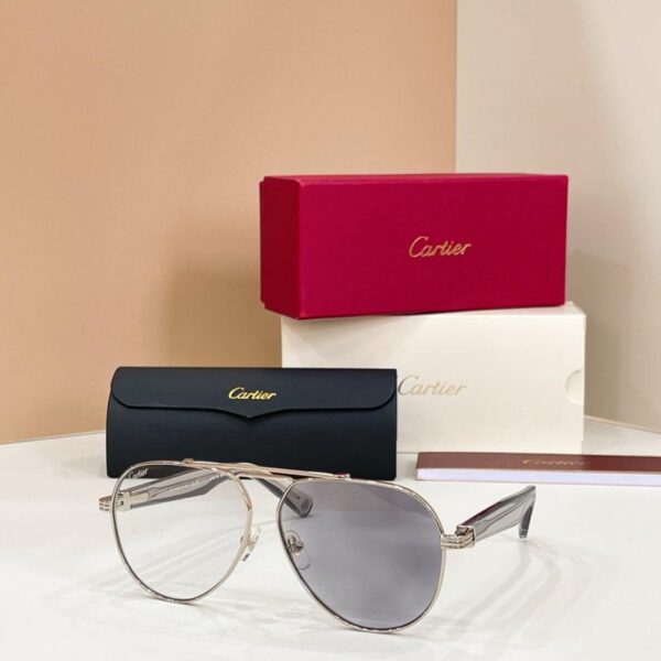 replik,replica,schmuck,1:1,beste,ohrringe,ring,Repliken Cartier Sonnenbrille, Modell CT0519S (63JEY7)